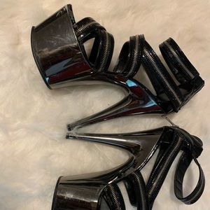 Used pleaser zipper heels
